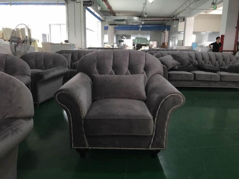 Hotel and Hospitality 3+2+1 Fabric Sofa Set