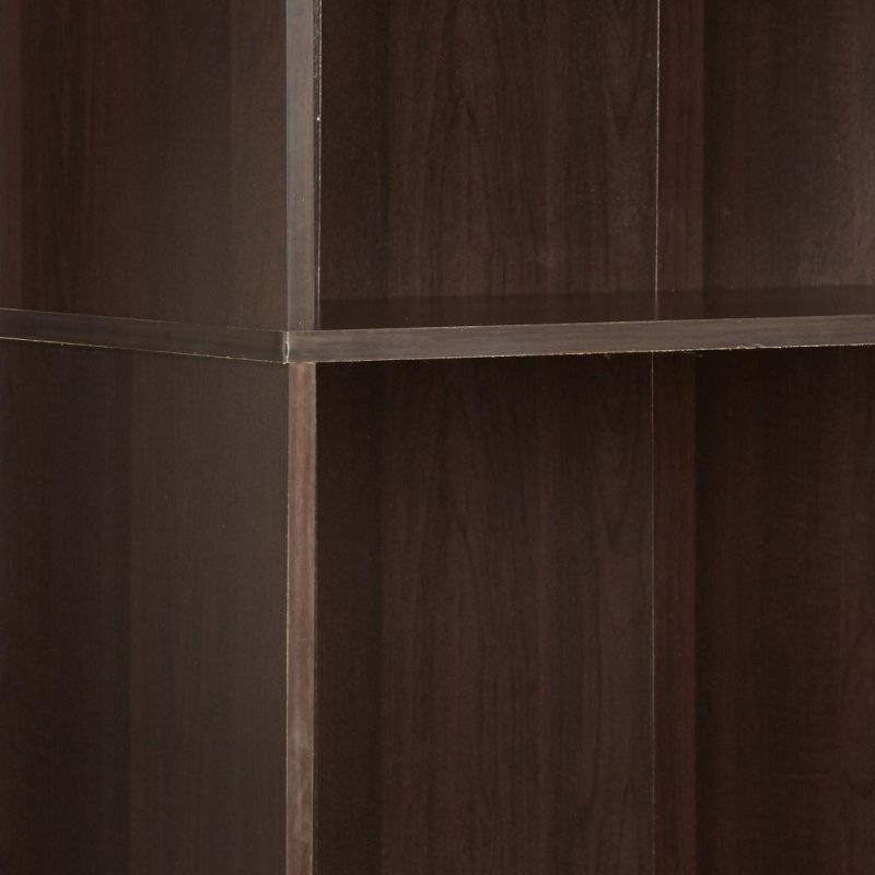 5-Shelf Bookcase Cinnamon Cherry Finish