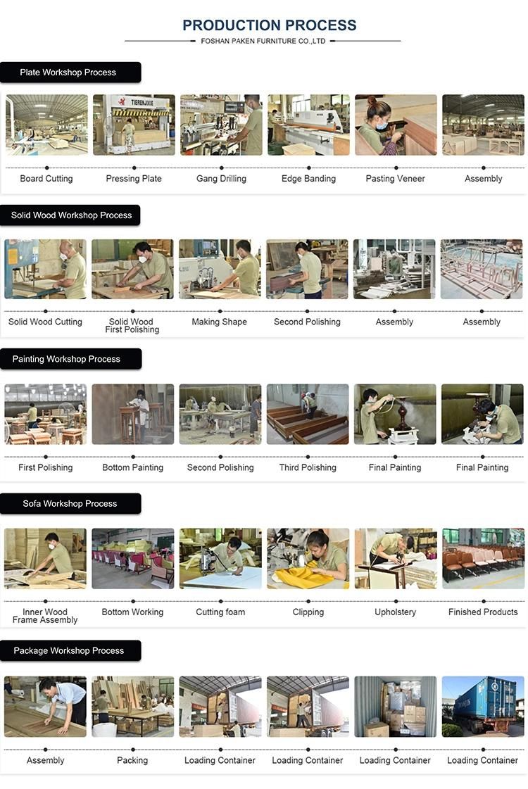 Customized Bedroom Hotel Furniture for 5 Star Bedroom Set Project by Professional Manufacturer