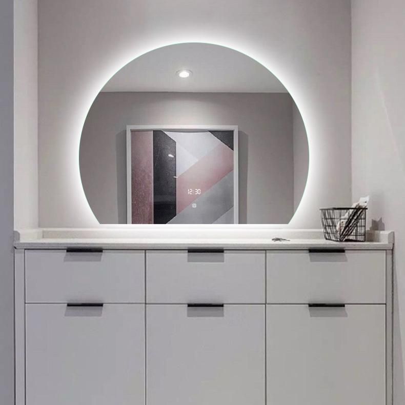 Decorative Large Semicircular Designer Diamond Shape Wall Mirror for Bedroom Bathroom Entryway