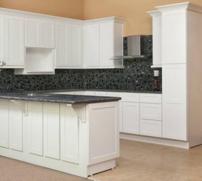 Furniture Factory Directly American White Shaker Kitchen Cabinets Solid Wood