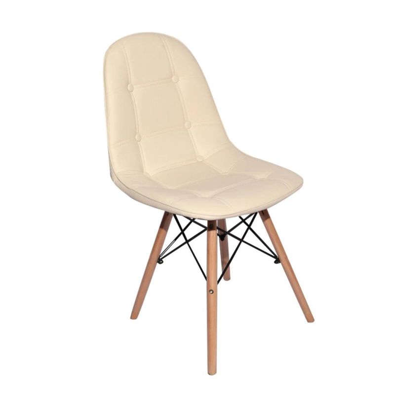 Hot Sale Modern Comfortable Wood Frame Beauty Dining Chair