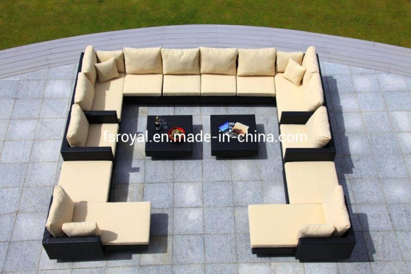 Modern Hot Sale Garden Style Outdoor Leisure Couch Sofa Hotel Resort Home Villa Handmade Woven Furniture Set