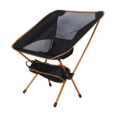 Outdoor Ultralight Portable Folding Chairs Backpacking Moon Chair Compact for Camping BBQ Beach Travel with Storage Bags