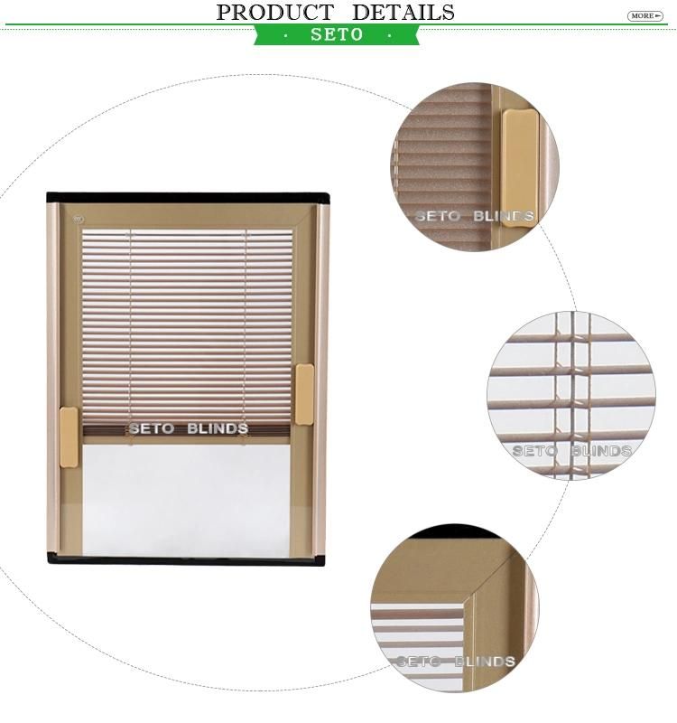 Aluminum Office Blinds with Hollow Glass