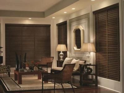 Factory Supplier Manual Venetian Wooden Window Blind