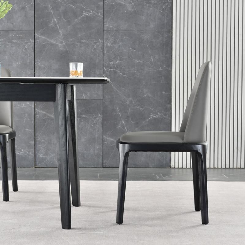 Restaurant Modern Office Leisure Furniture Upholstered Steel Dining Chairs