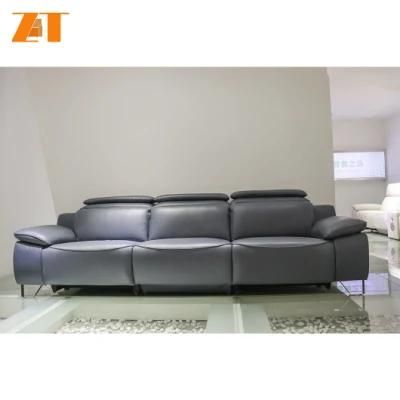 Manufacturer Wholesale European Style Living Room Furniture Modern Natural Leather Sofa Set