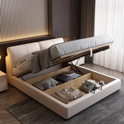 Save Space Furniture Home Multifunction Adjustable Storage Bed