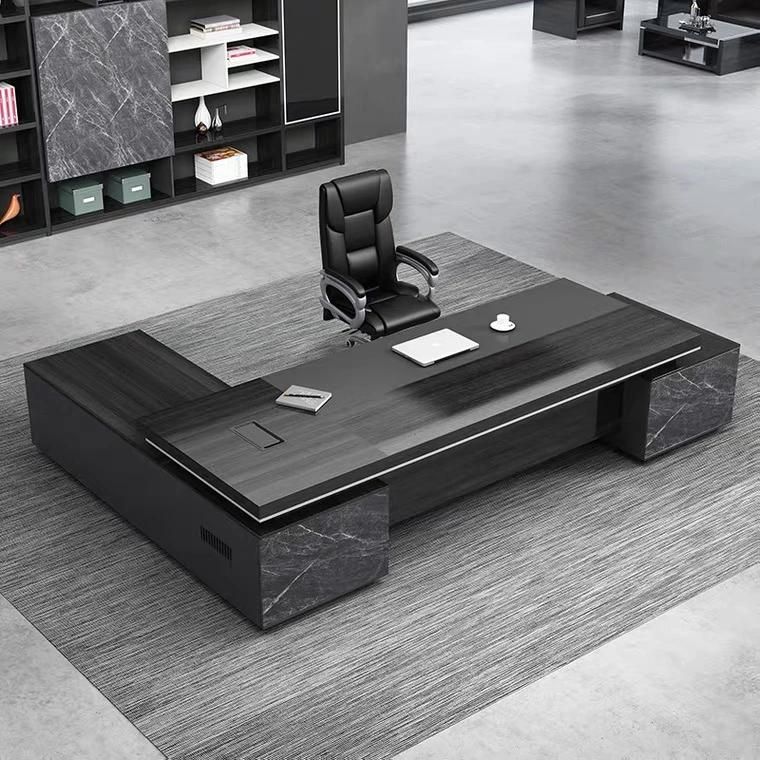 High End Luxury L Shape Modern CEO Office Desk (SZ-OD719)