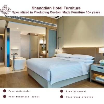 Chinese Commercial Set Apartment Villa Hotel Bedroom Furniture with Modern Living Room 5 Star