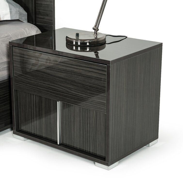 Nova Queen Modern Low-to-The-Ground Look Bedroom Set Furniture