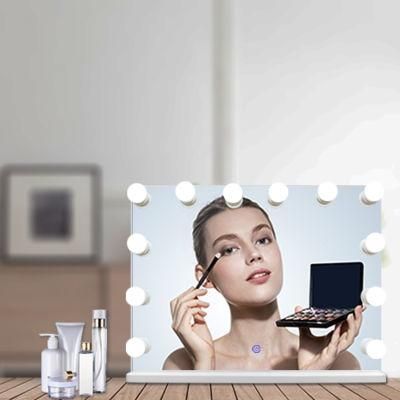 Salon Furniture Home Decor LED Bulbs Dressing Table Hollywood Vanity Mirror