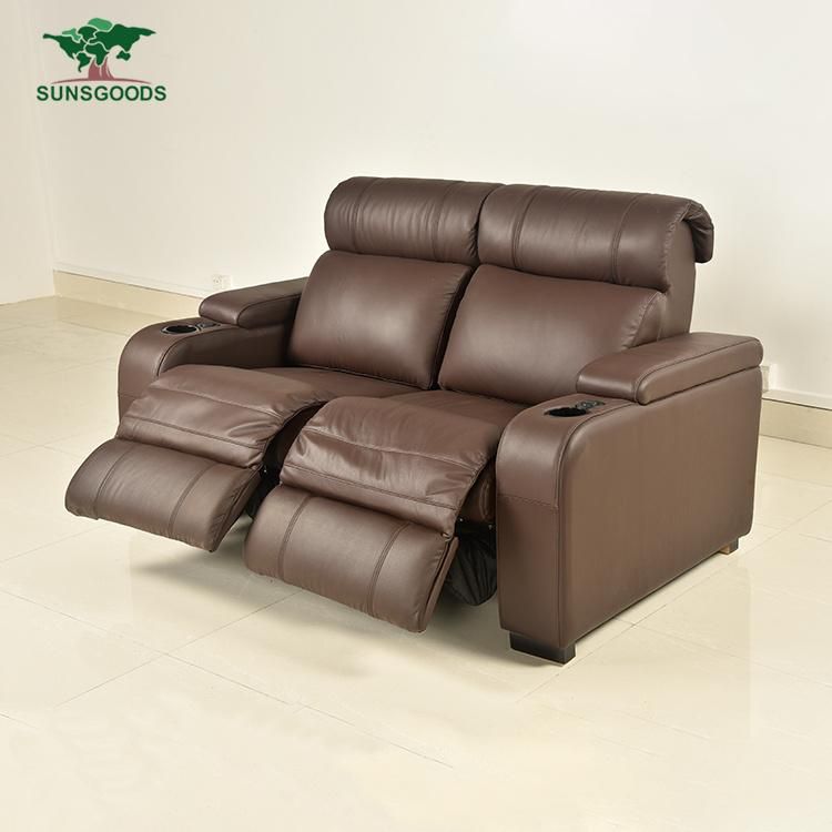 Chinese Sofa Set Factory Wholesale PU Leather Recliner Sofa Home Furniture