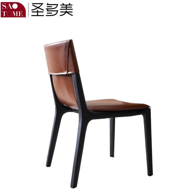 Hot Selling Luxurious and Comfortable Leather Dining Chair