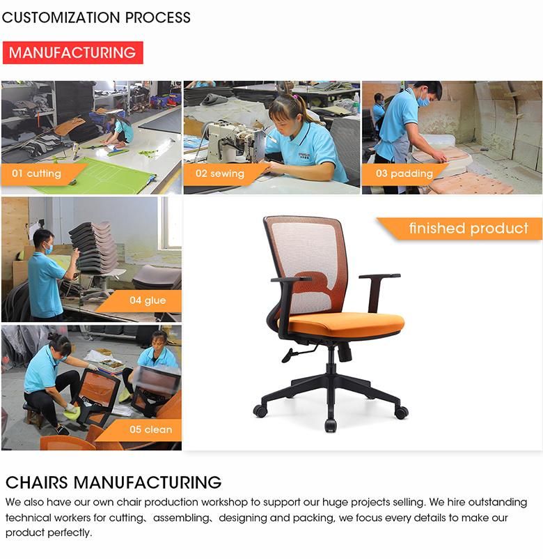 Modern Adjustable Ergonomic High Swivel Computer Visitor Mesh Office Chair