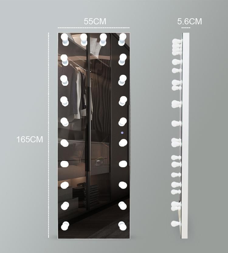 2020 New Full Length Aluminum Frame LED Lighted Wall Mirror