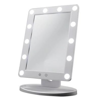 Beauty Salon Hollywood Style Dressing Table Vanity LED Lighted Makeup Mirror with Light