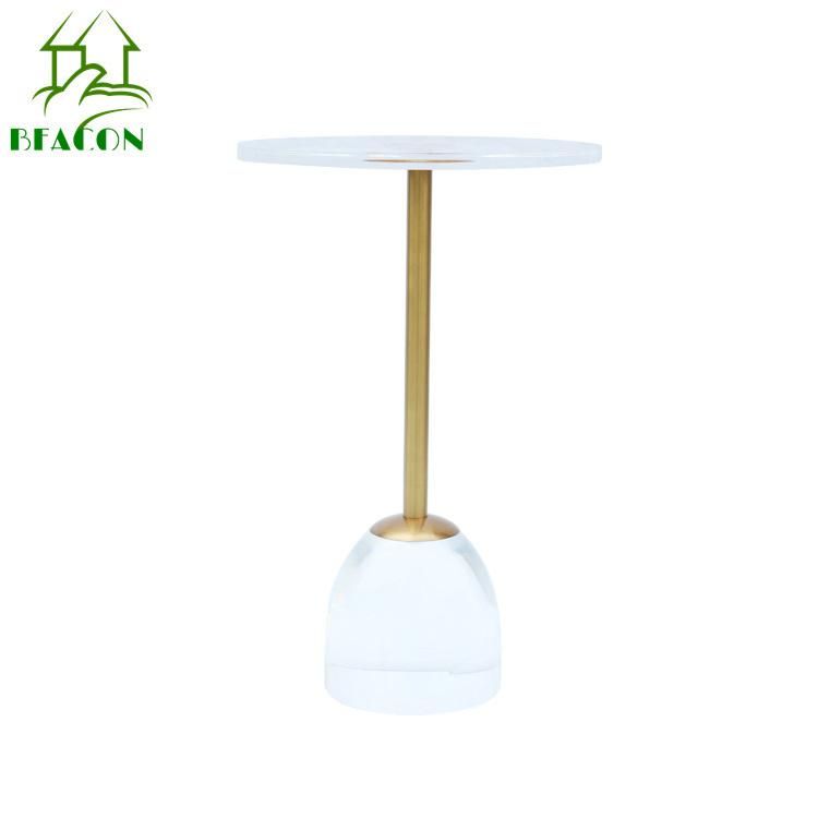 Hot Sale Modern Design Acrylic Top Small Side Table