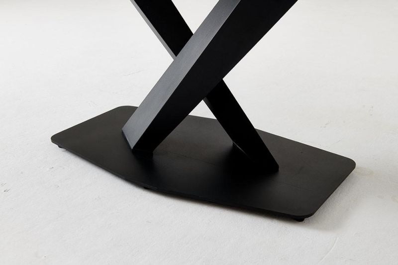 Modern Luxury Pandora Dining Table with Crossing Legs