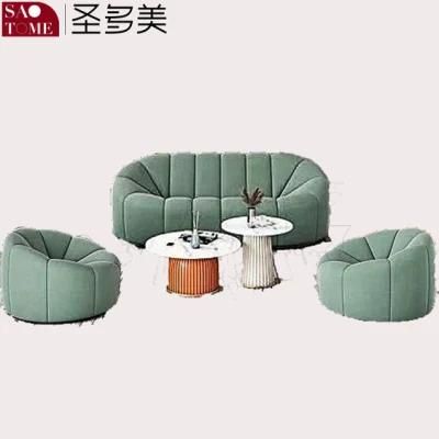 Modern Living Room Furniture Optional Specifications and Colors Flannel Sofa Set