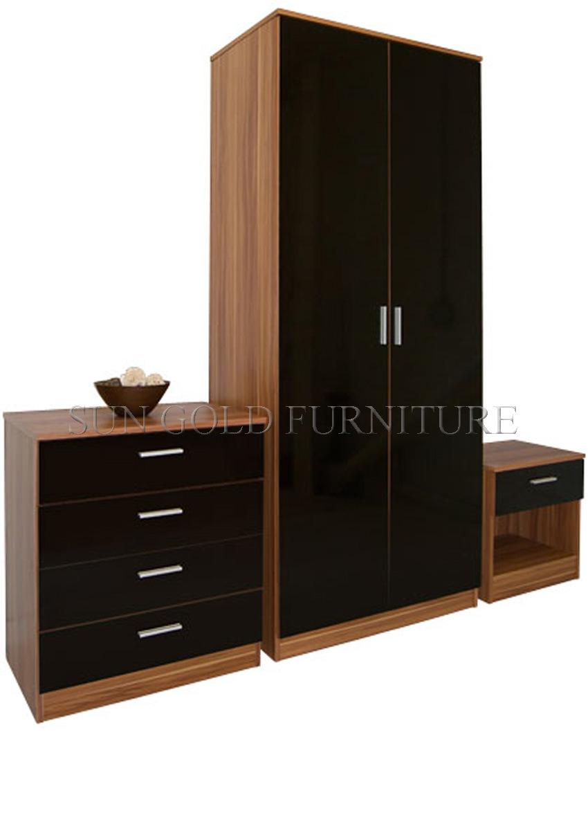 Modern Wholesale Melamine Chipbobard MDF Wardorbes Bedroom Furniture