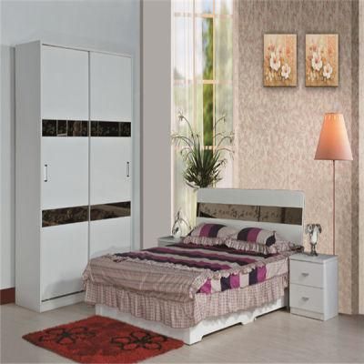 Chinese Directly Factory Simple Modern Wooden Bedroom Furniture Set