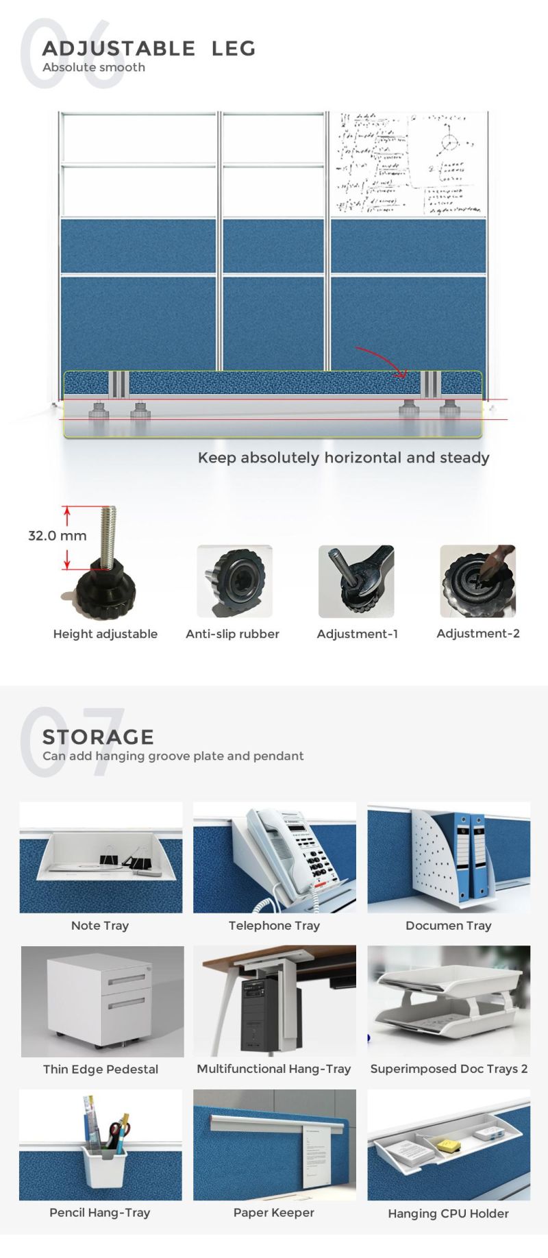 Call Center Office Partition Computer Workstation Tables Office Furniture