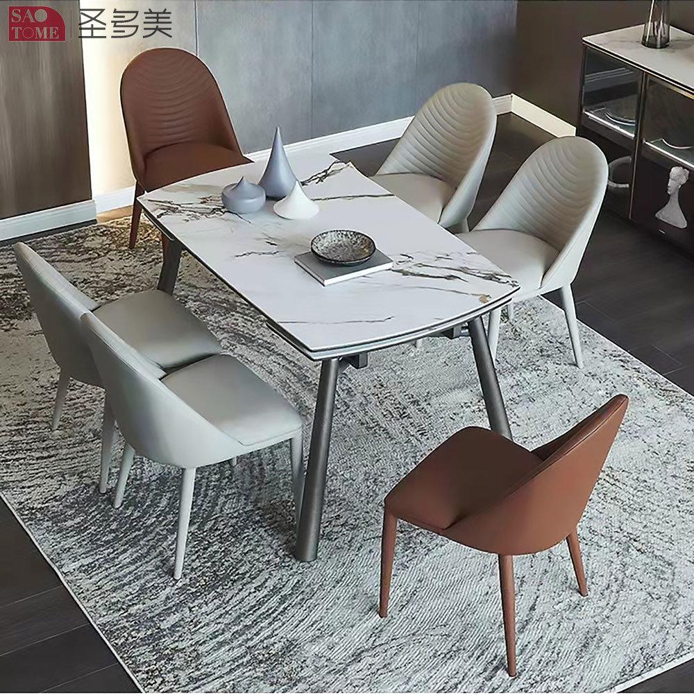 Modern Southeast Asia Design Extendable Dining Table Wooden Slate Dining Table