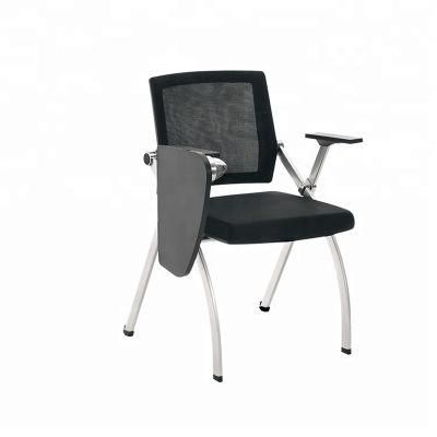 Office Folding Padded Training Chairs with Writing Pad