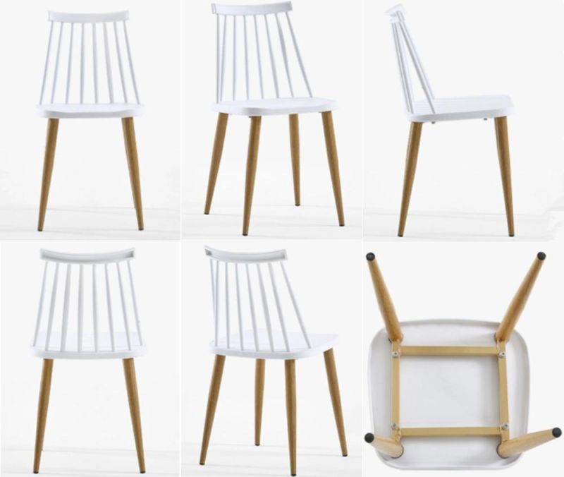 Modern High Back Simple Antique Design Cafe Hotel Salon Restaurant Party Event Kitchen Wedding Windsor Dining Plastic Chair