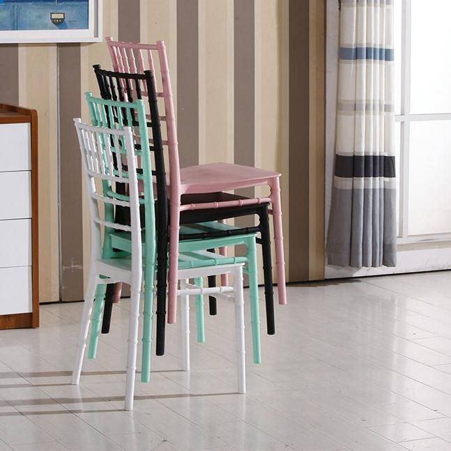 Wholesale Restaurant Kitchen Hotel Home Furniture Decorative Stackable Plastic Dining Chairs for Sale