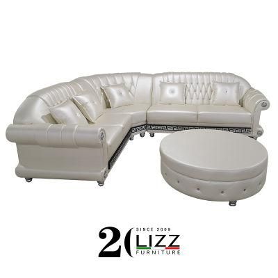 Modern Furniture Luxury Sofa Set Learther Sofa Chesterfield Sofa