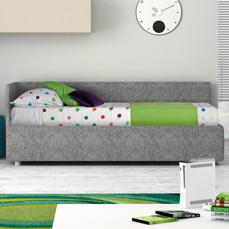 Nova High Quality Nordic Style Green Kids Bedroom Furniture Wooden Modern Kids Bed