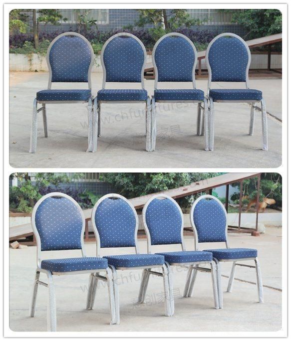 Stacking Aluminum Iron Steel Hotel Banquet Wedding Chair Yc-Zl-70