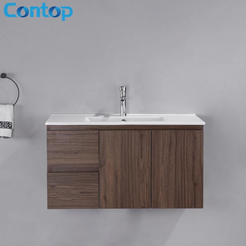 Home Bethroom Furniture Cabinet Australian Market Plywood Wall Hung Bathroom Vanity