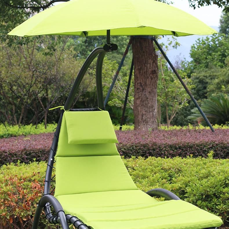 Outdoor Helicopter Swing Chair with Replaceable Cushion