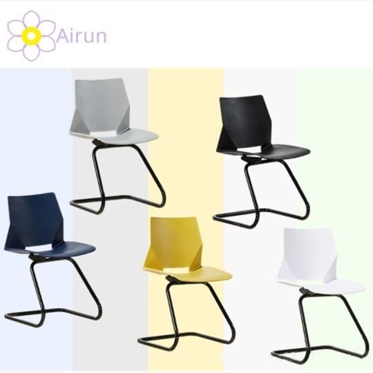 New Fashion Simple Office Conference Negotiation Chair Minimalist Creative Personality Bow Coffee Plastic Chair