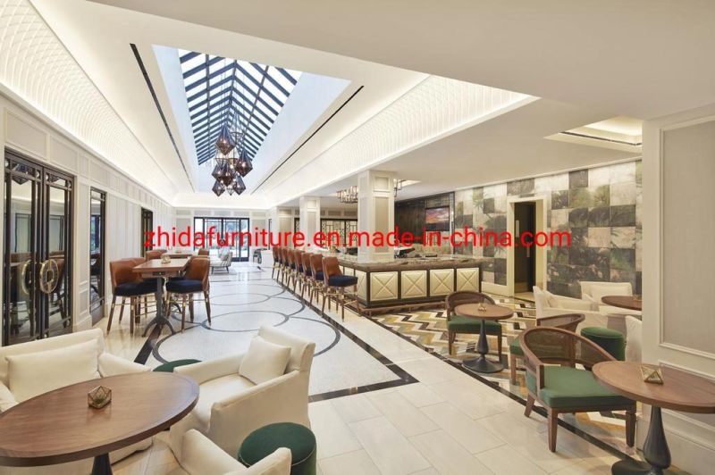 Modern Apartment Villa Hotel Lobby Furniture 5 Star Luxury Room Custom Reception Furniture Leisure Chair Sofa