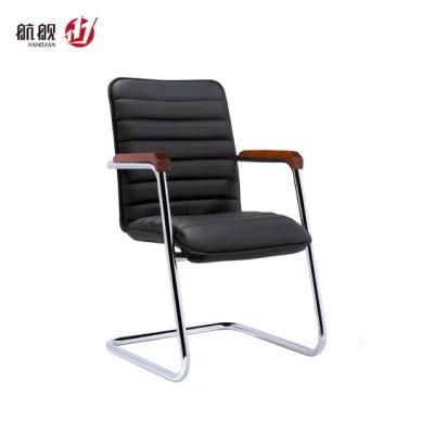 Hangjian Design Bow Foot Guest Chair Office Furniture with Meatl Frame