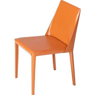 Modern Design Chair China Wholesale Home Furniture Dining Chair with PU Leather