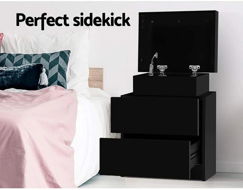 Modern Style Bedside Table Nighstand Side Table for Bedroom Living Room