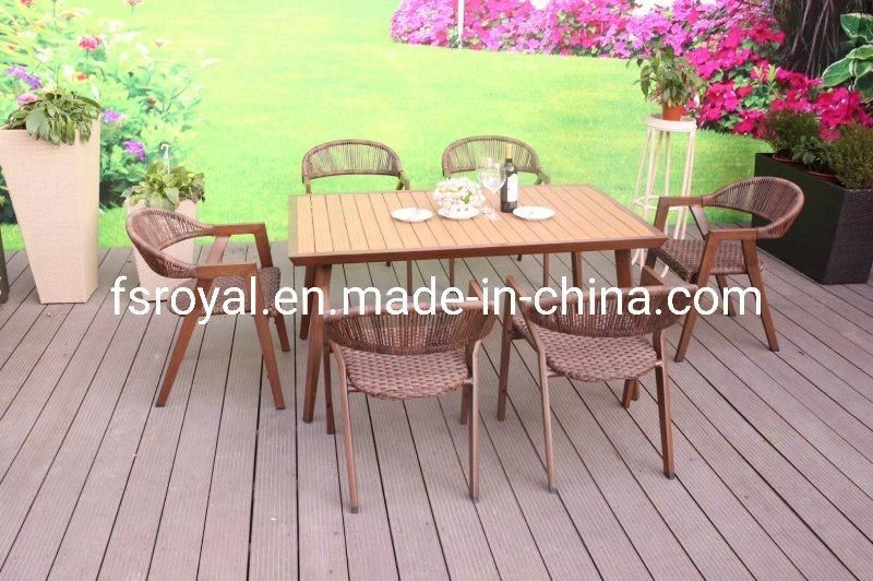 Modern Coffee Shop Furniture Outdoor Rattan Backrest Leisure Chair