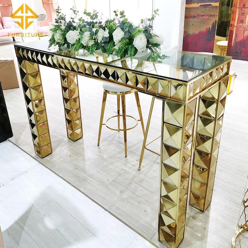 Wedding Furniture High Quality High Modern Dining Bar Table