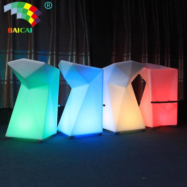 RGB Color Change LED High Chair for Bar LED Chair