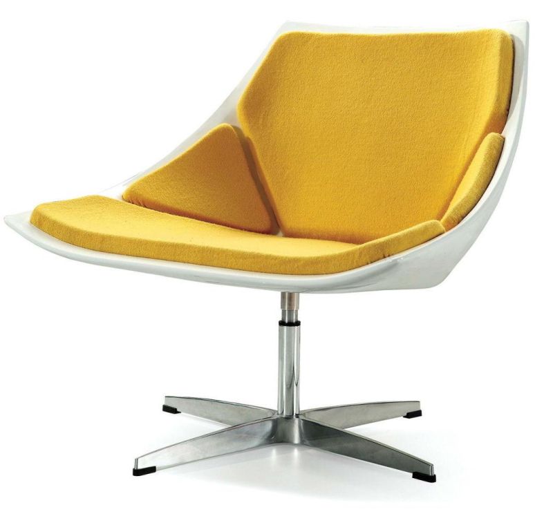 Upholstery Fiberglass Rotary Waiting Chair