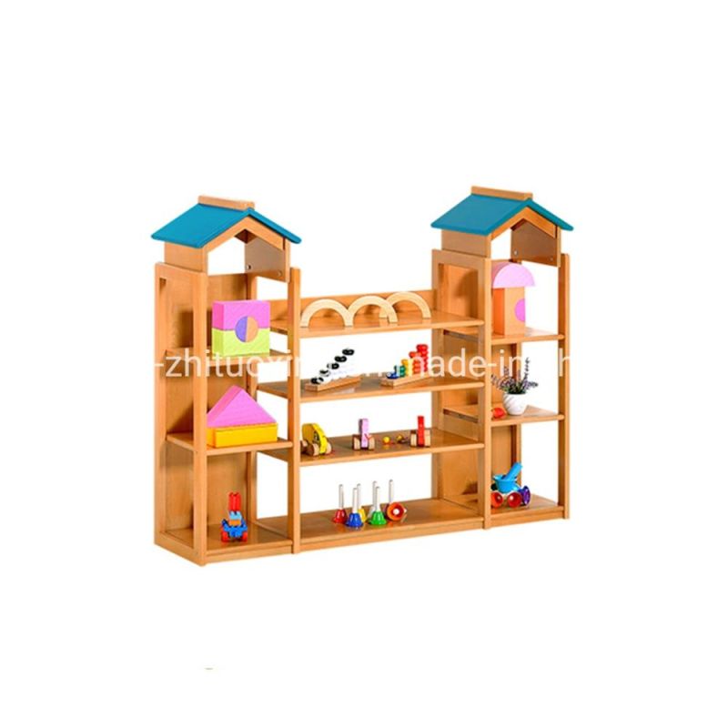 Combination Display Rack for Kindergarten, Day Care Furniture Kid Rack, School Furniture Children Wooden Rack, Playroom Furniture Toy Storage Rack