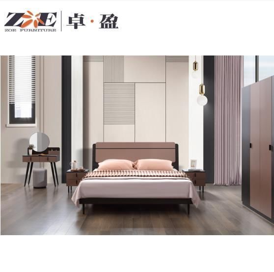 Zoe Furniture Chinese Furniture Modern Bed Furniture King Size Bed