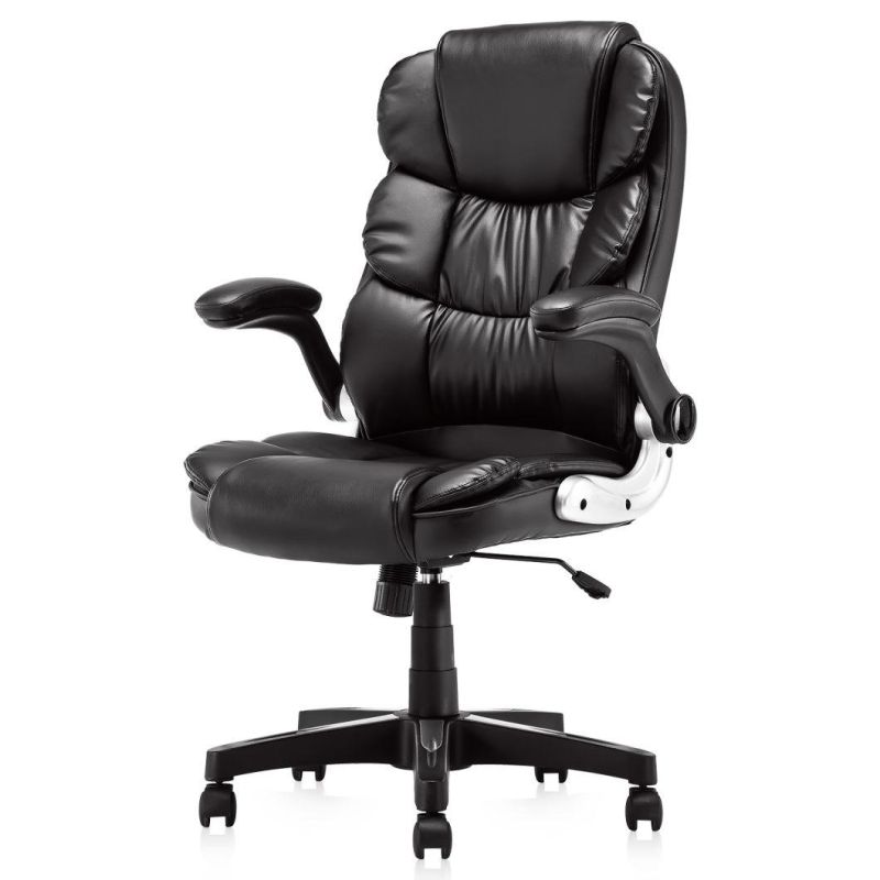 Classic Modern PU/Leather Metal Executive Computer Manager Swivel Meeting Office Visitor Chair