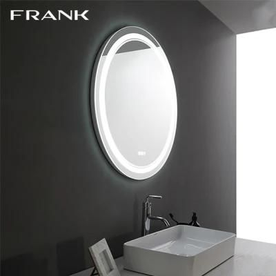 Retail Us Stock Round LED Lighted Bathroom Mirror